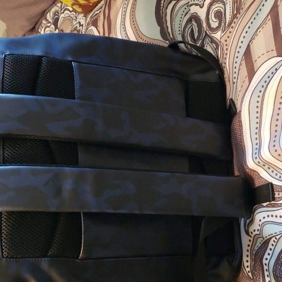 Duchamp of London Waterproof Blue/Black Camo BACKPACK NWT Unisex - Picture 7 of 9